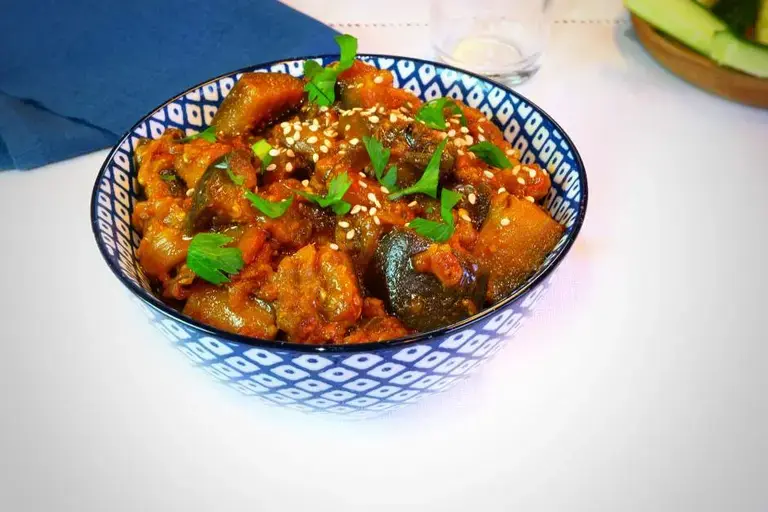Aubergines à la libanaise