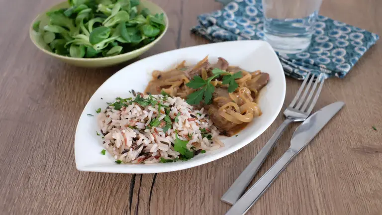 Emincé de boeuf au paprika