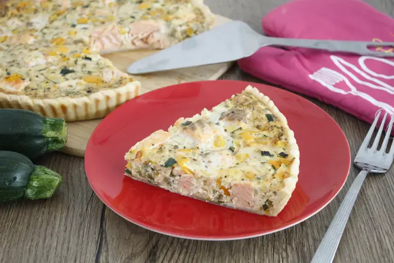 Quiche au saumon