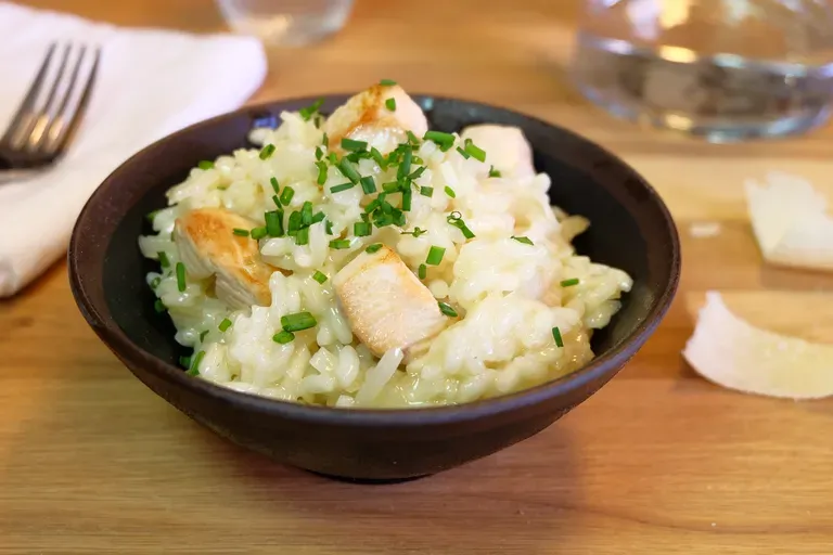 Risotto au poulet