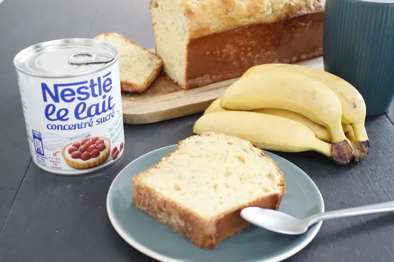 Banana Cake au lait concentré scuré