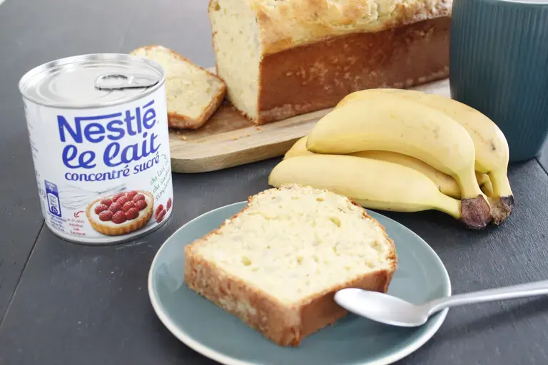 Banana Cake au lait concentré scuré
