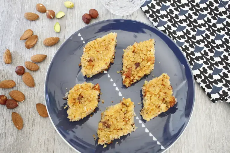 Gateaux aux fruits secs