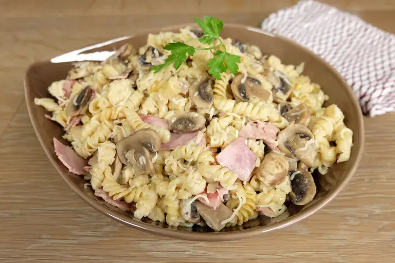 One pot pasta jambon champignons emmental