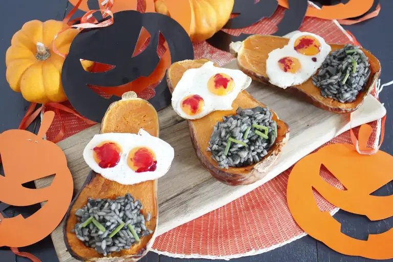 Butternut fantômes d'halloween