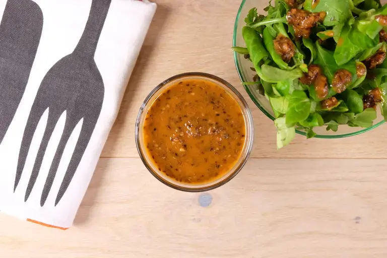 Vinaigrette à la tomate, Arome et sésame