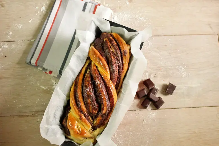 Babka au chocolat