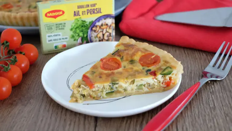 Quiche aux légumes du soleil