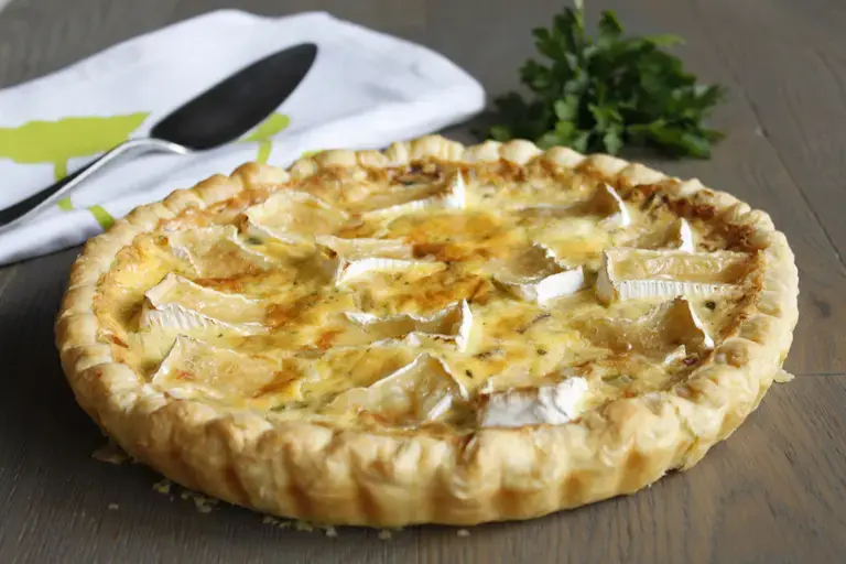 Tarte camembert pomme