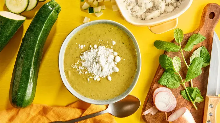 Soupe de courgettes