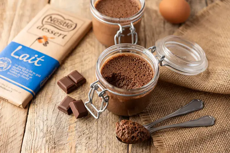 Mousse au chocolat au lait