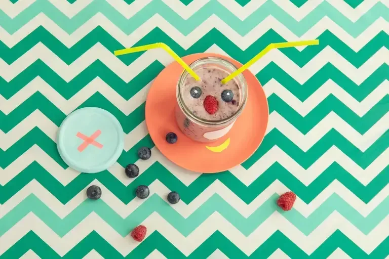 Smoothie fruité aux allures de lapin