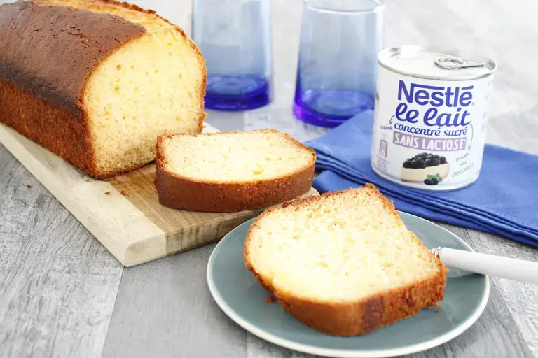 Cake nature sans lactose