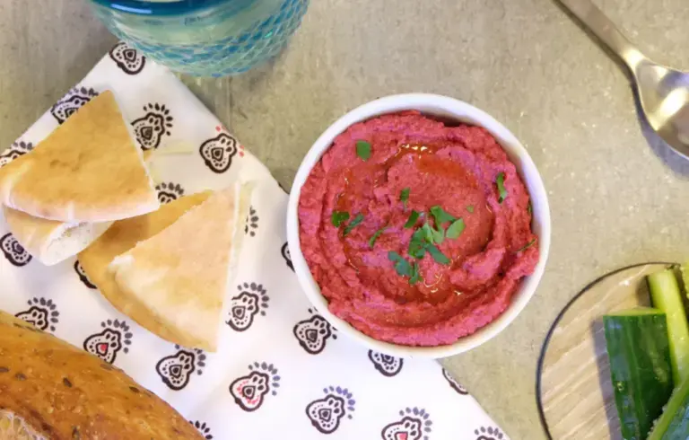 Houmous de betterave libanais au Thermomix