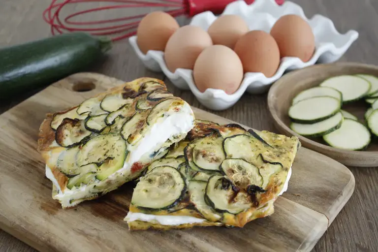 Wrap de courgettes au chèvre frais