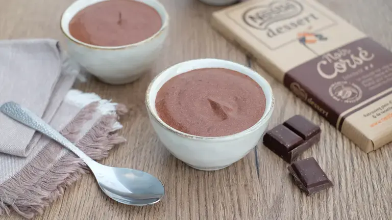 Mousse au chocolat corsé