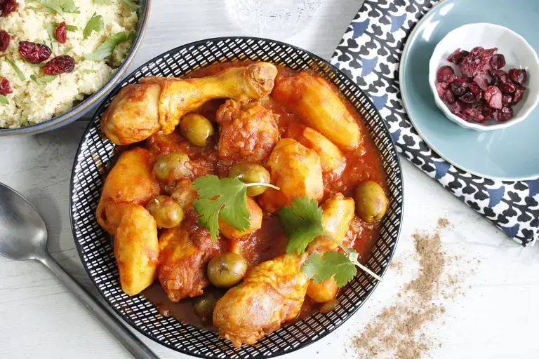 Tajine de poulet tomates olives Cookeo