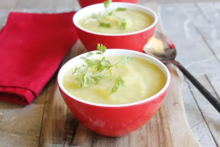 Soupe poireau pommes de terre thermomix