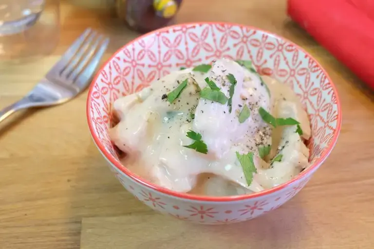 Escalopes de poulet à la crème Bio