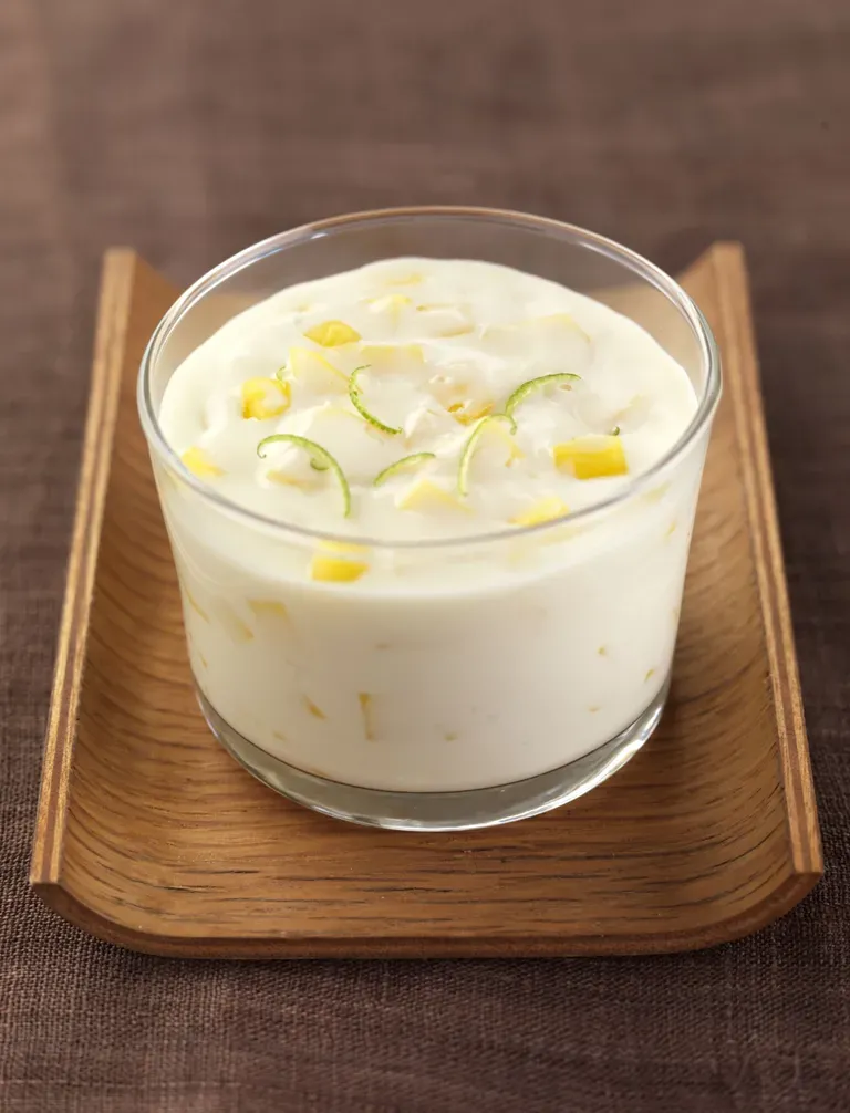 Bavarois mangue chocolat blanc (pas avant octobre 2009)