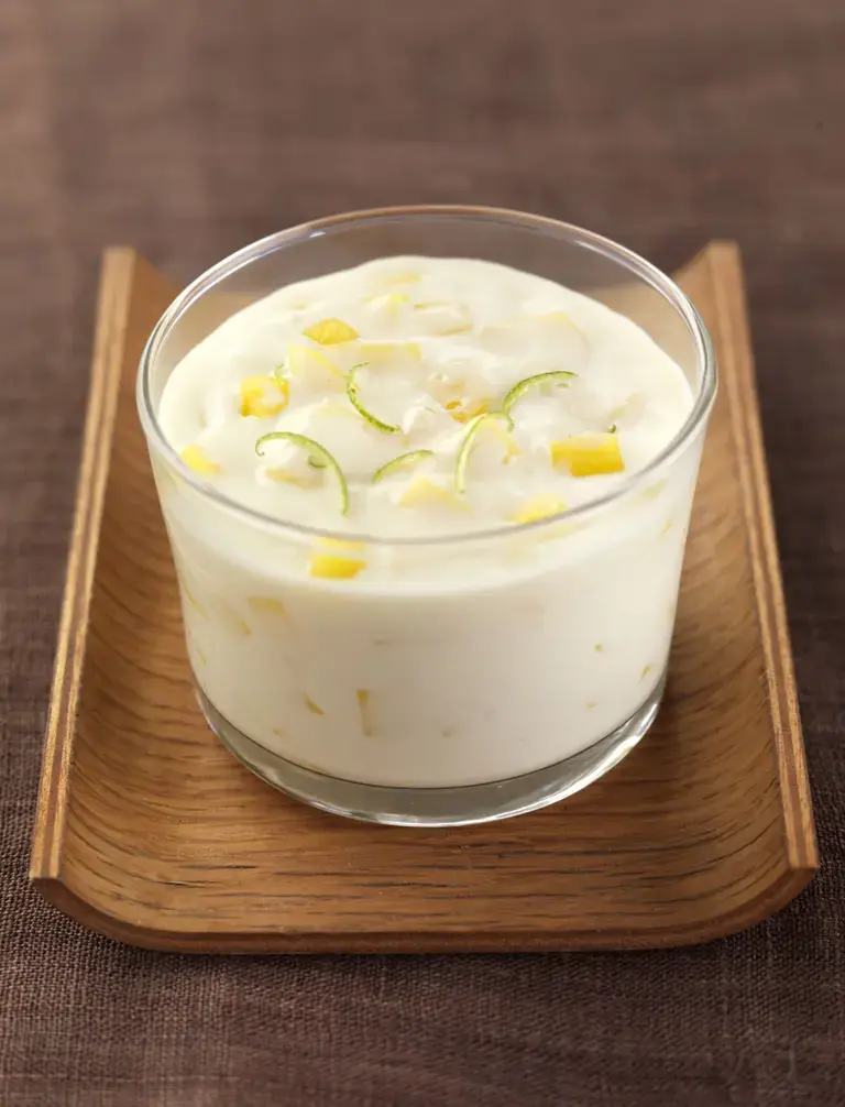 Bavarois mangue chocolat blanc (pas avant octobre 2009)