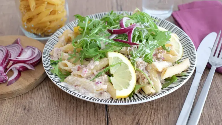 Pâtes à la creme Vuna