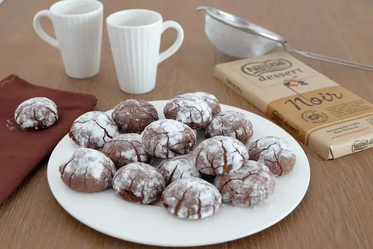 Crinkles au chocolat