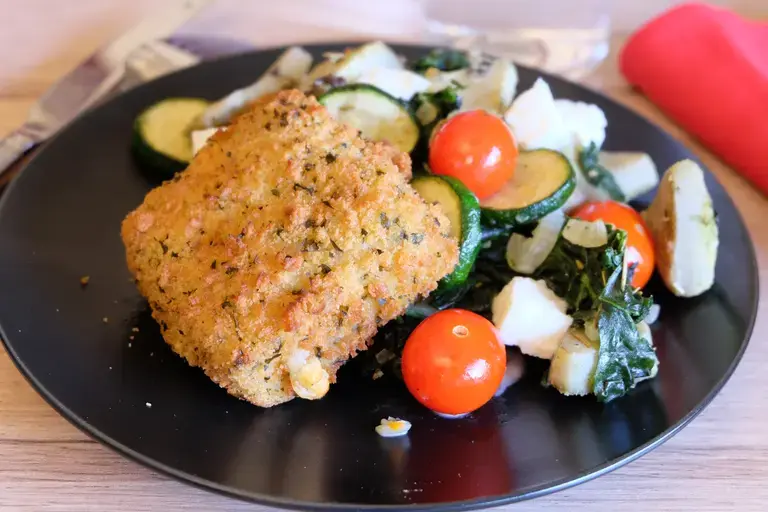 Carrés gourmands Tomates Mozzarella et légumes grillés Actifry