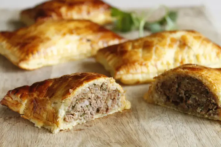 Friands à la viande et aux herbes