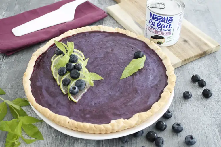 Tarte aux myrtilles