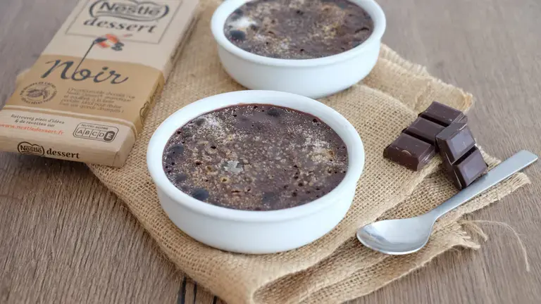Crème brulée au chocolat