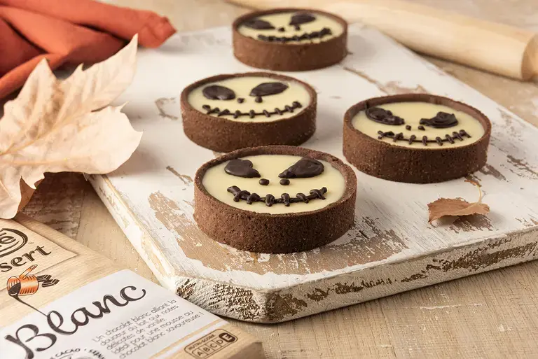Tartelettes au chocolat d'halloween