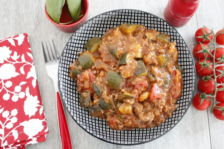 Courgettes à la bolognaise Cookeo
