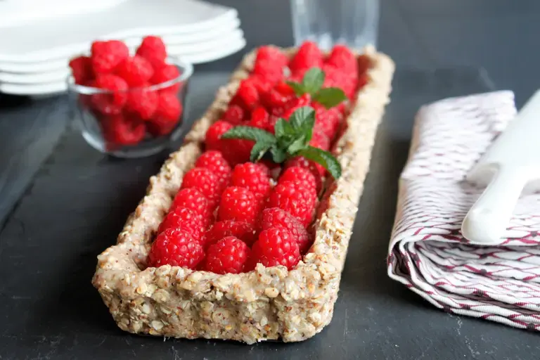 tarte framboises