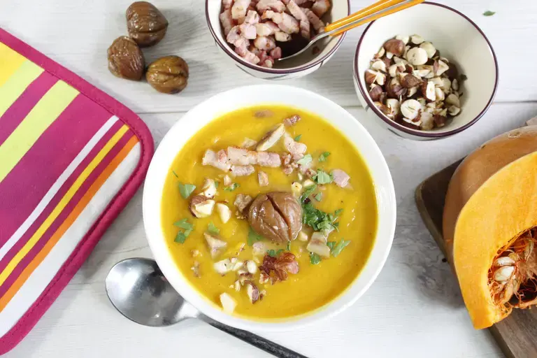 Soupe de potiron marron Cookeo