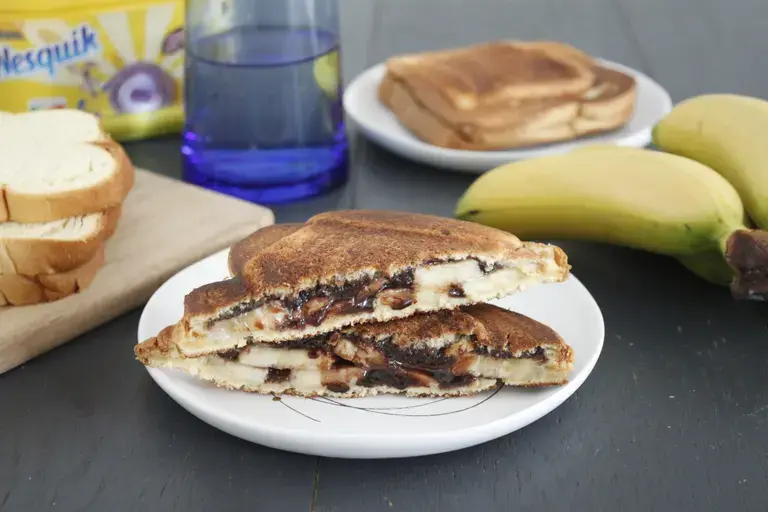 Croque banane Nesquik