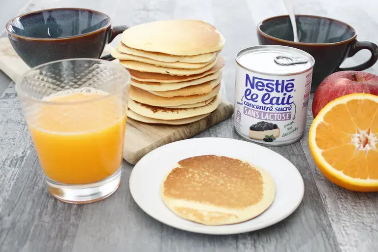 Pancakes sans lactose