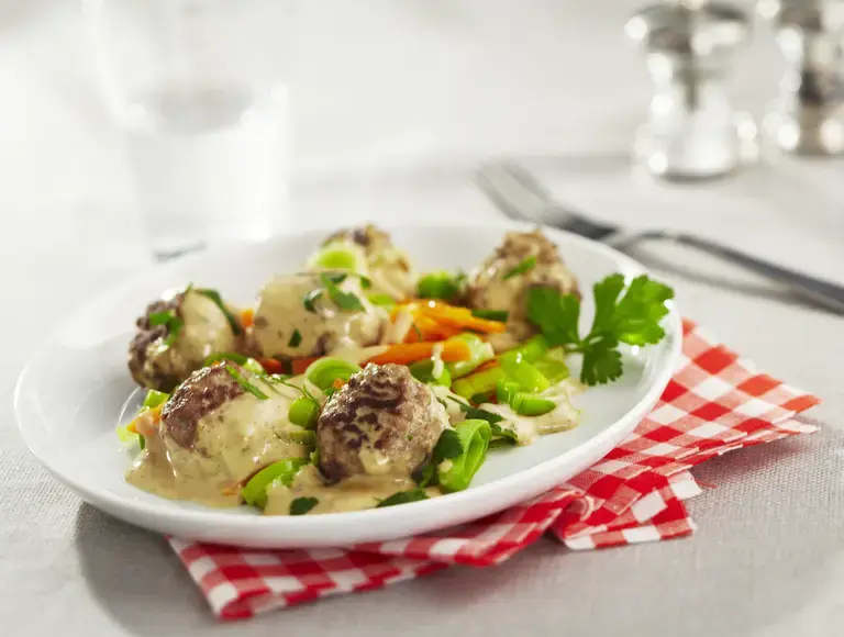 Boulettes de boeuf à la moutarde