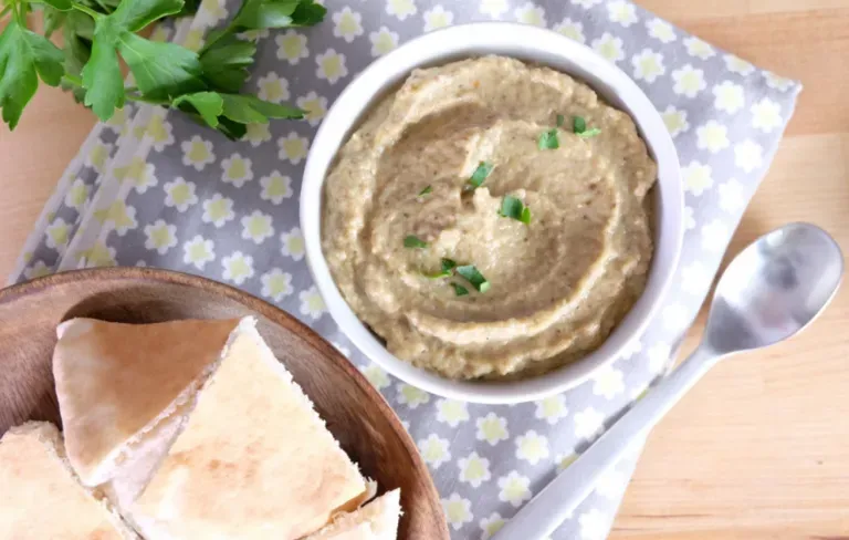 Baba ghanoush, caviar d'aubergines libanais au sésame