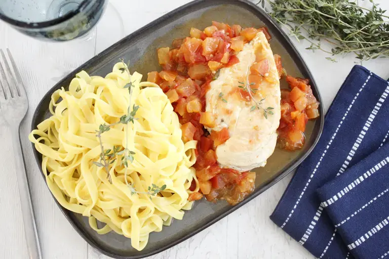 Escalopes de poulet à la provençale