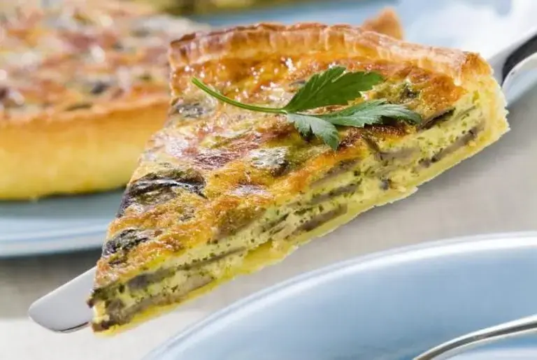 Tarte aux champignons