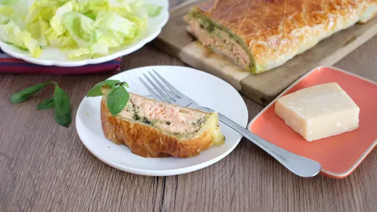 Saumon en croute de pesto