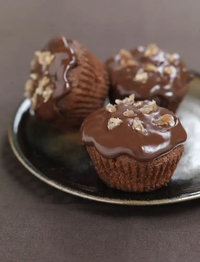 Cup cake chocolat marrons glaces