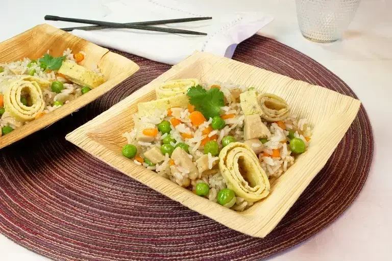 Riz cantonais végétarien