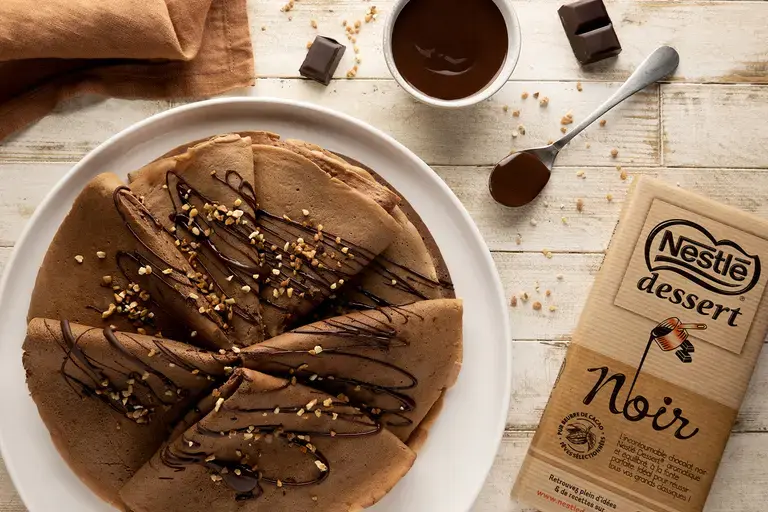 Crêpes tout chocolat
