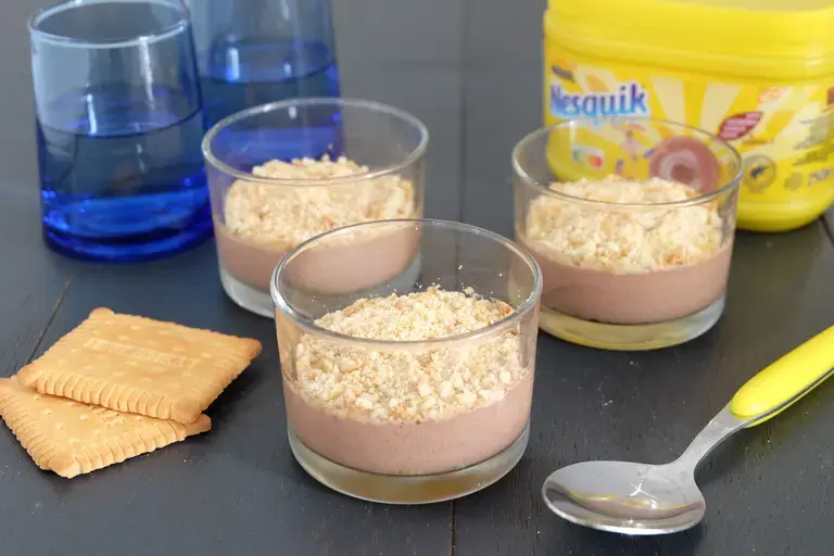 Verrine croustillante Nesquik