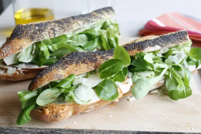 Sandwich blanc de dinde