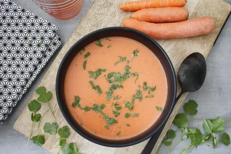 Soupe coco carottes