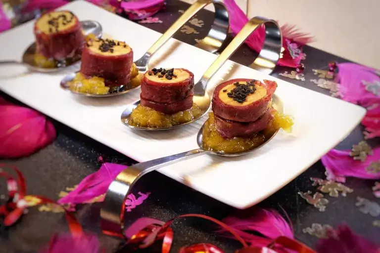 Makis de magret de canard et foie gras