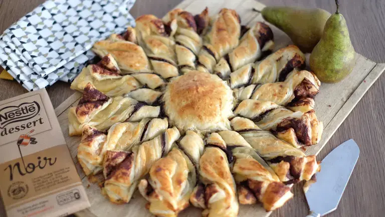 Tarte soleil ^poire chocolat